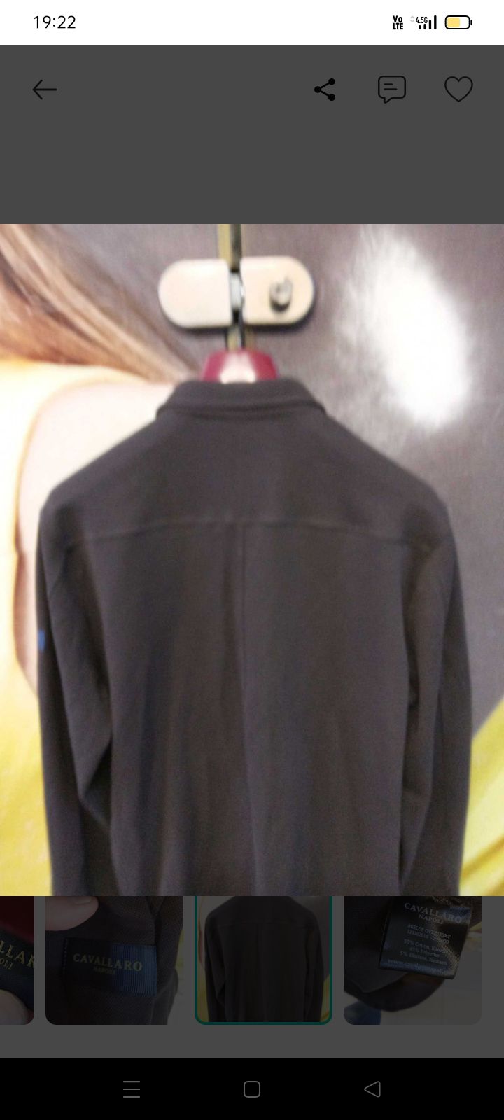 xl CAVALLARo NAPOLi oversize Polo sweat — görsel 10/12
