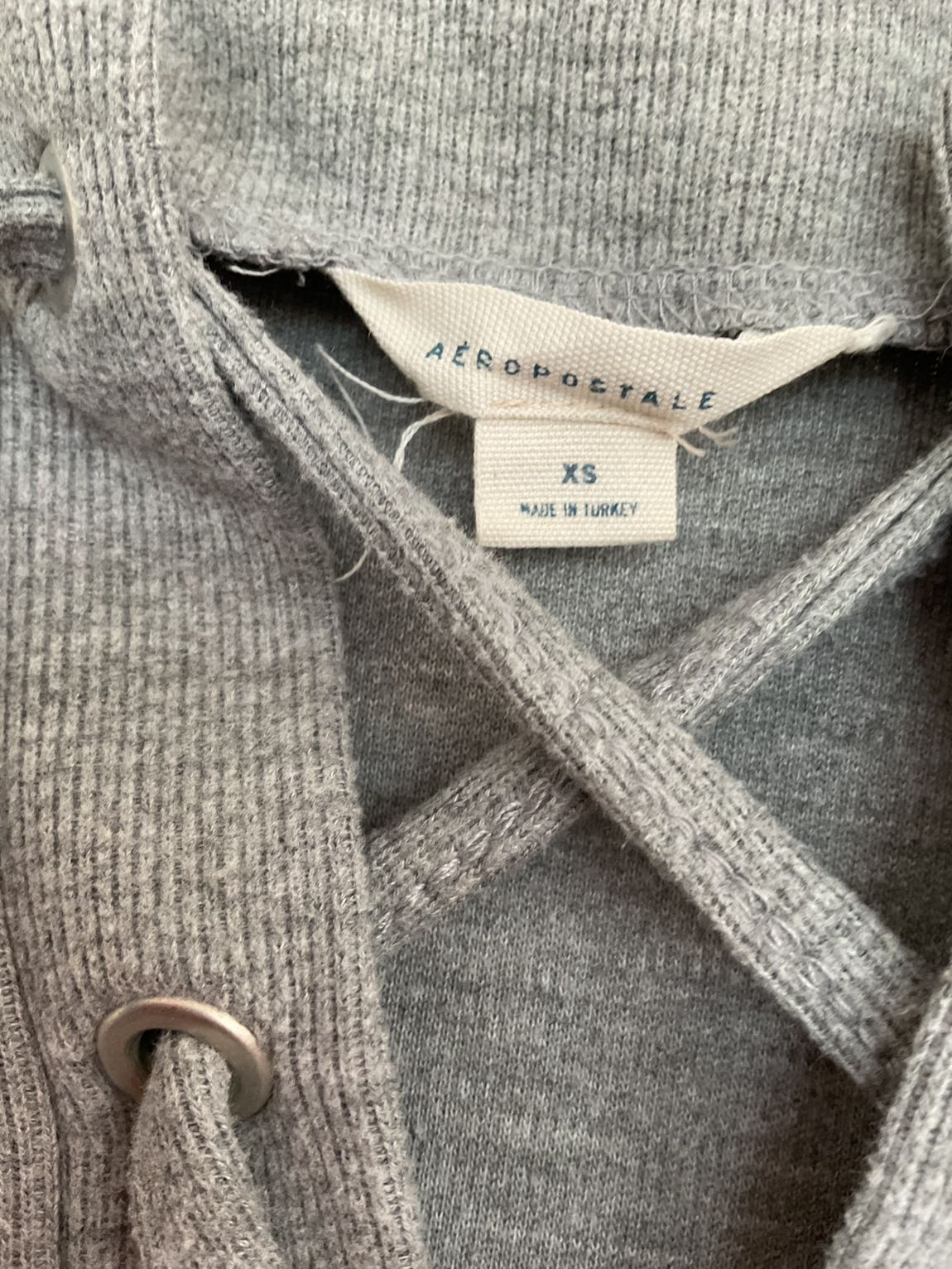 Gri Bağcıklı Sweatshirt — görsel 4/20