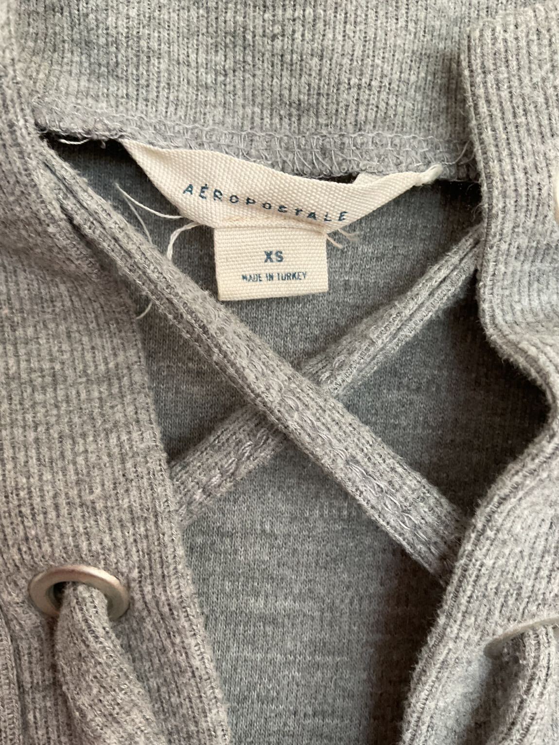 Gri Bağcıklı Sweatshirt — görsel 14/20