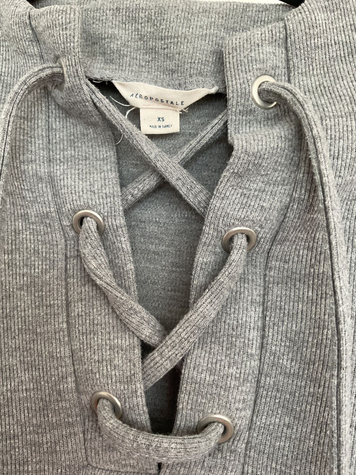Gri Bağcıklı Sweatshirt — görsel 5/20