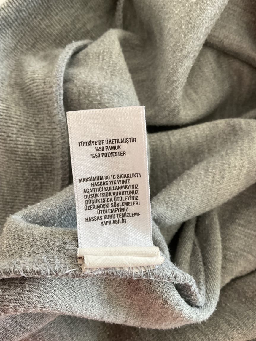 Gri Bağcıklı Sweatshirt — görsel 13/20