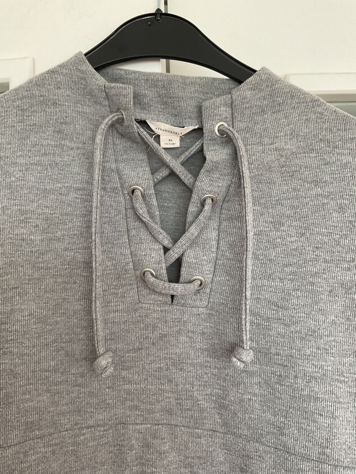 Gri Bağcıklı Sweatshirt — görsel 6/20