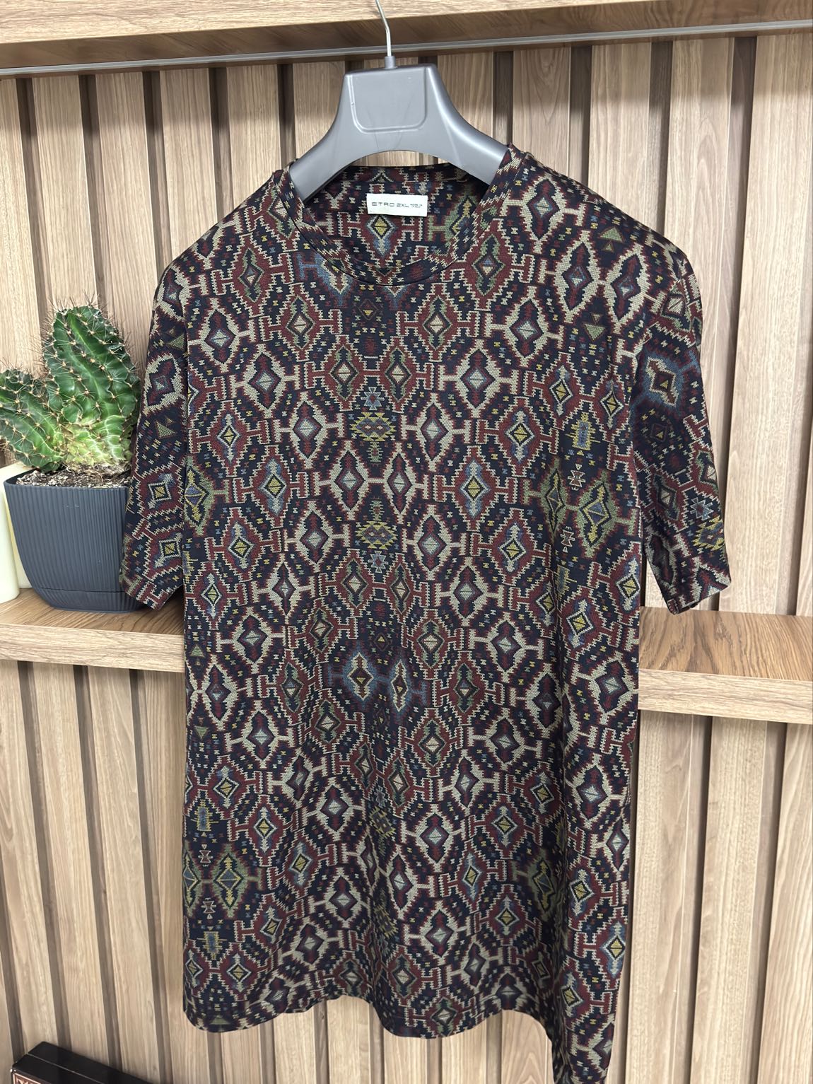 Etro Etnik Desenli Tişört — görsel 2/4