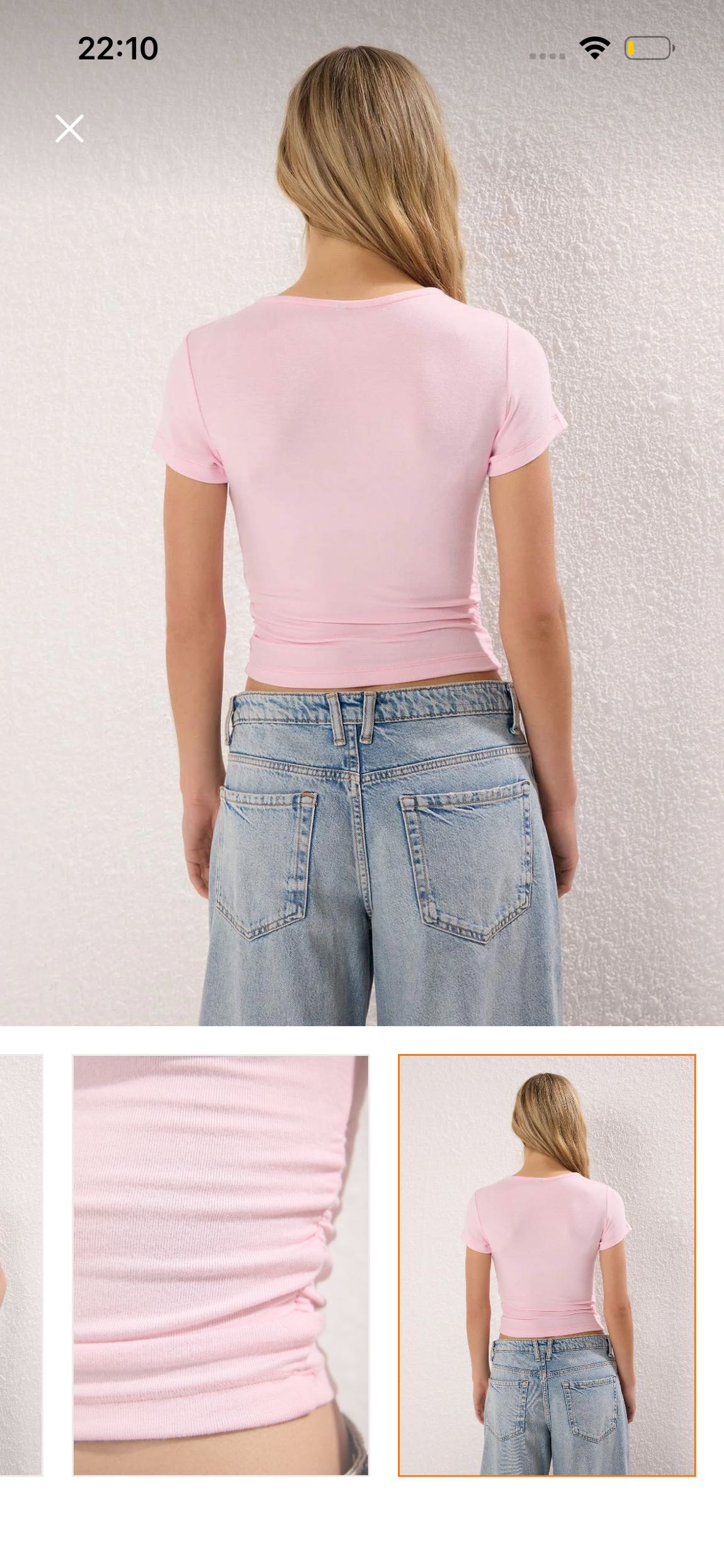 TRENDYOL MİLLA Pembe Tişört — görsel 2/2