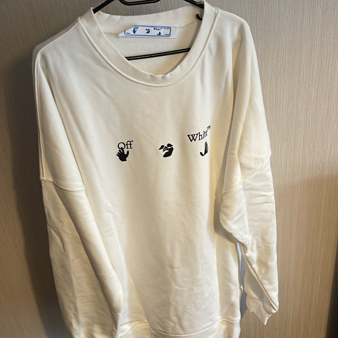 Off White Sweatshirt Beyaz — görsel 3/6