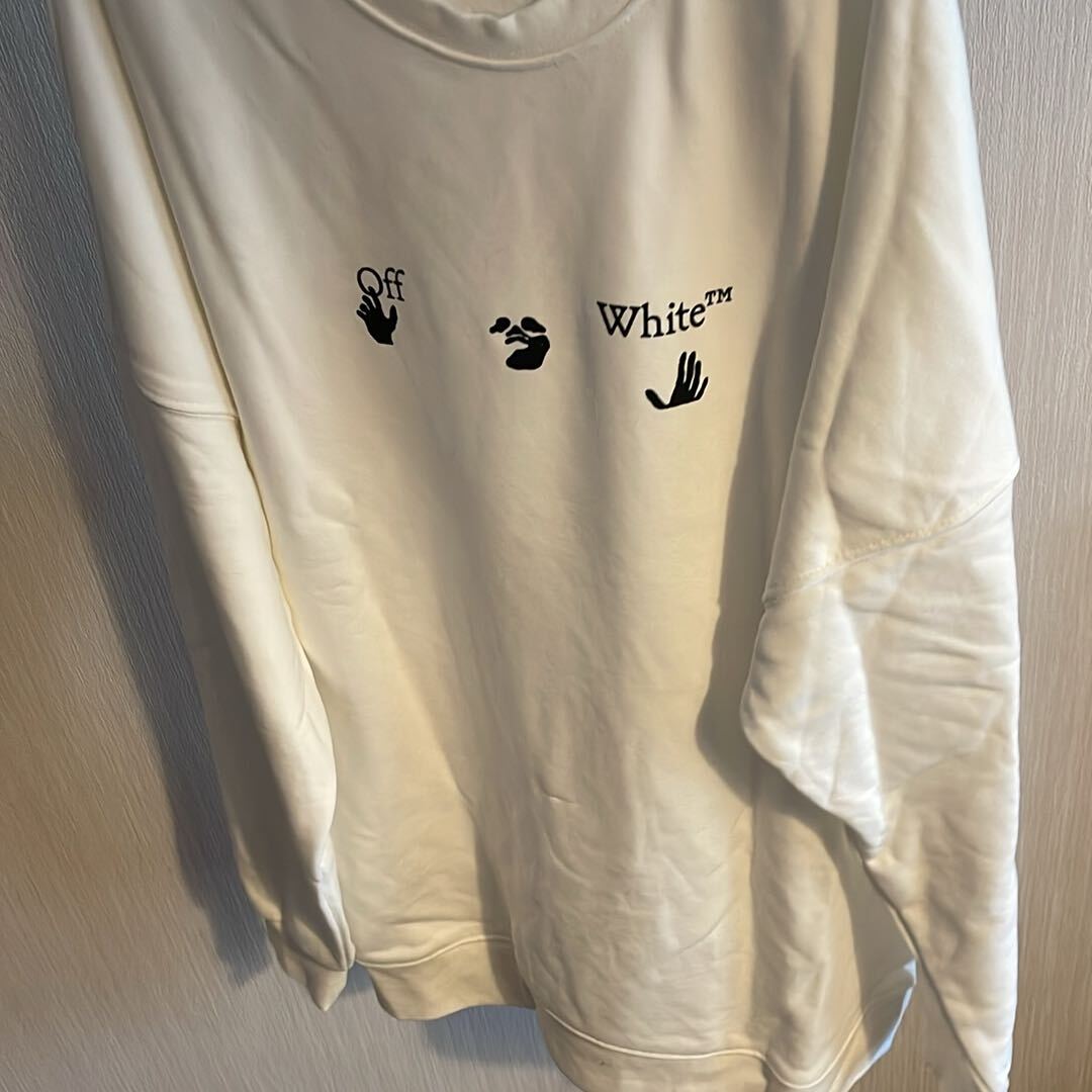 Off White Sweatshirt Beyaz — görsel 5/6