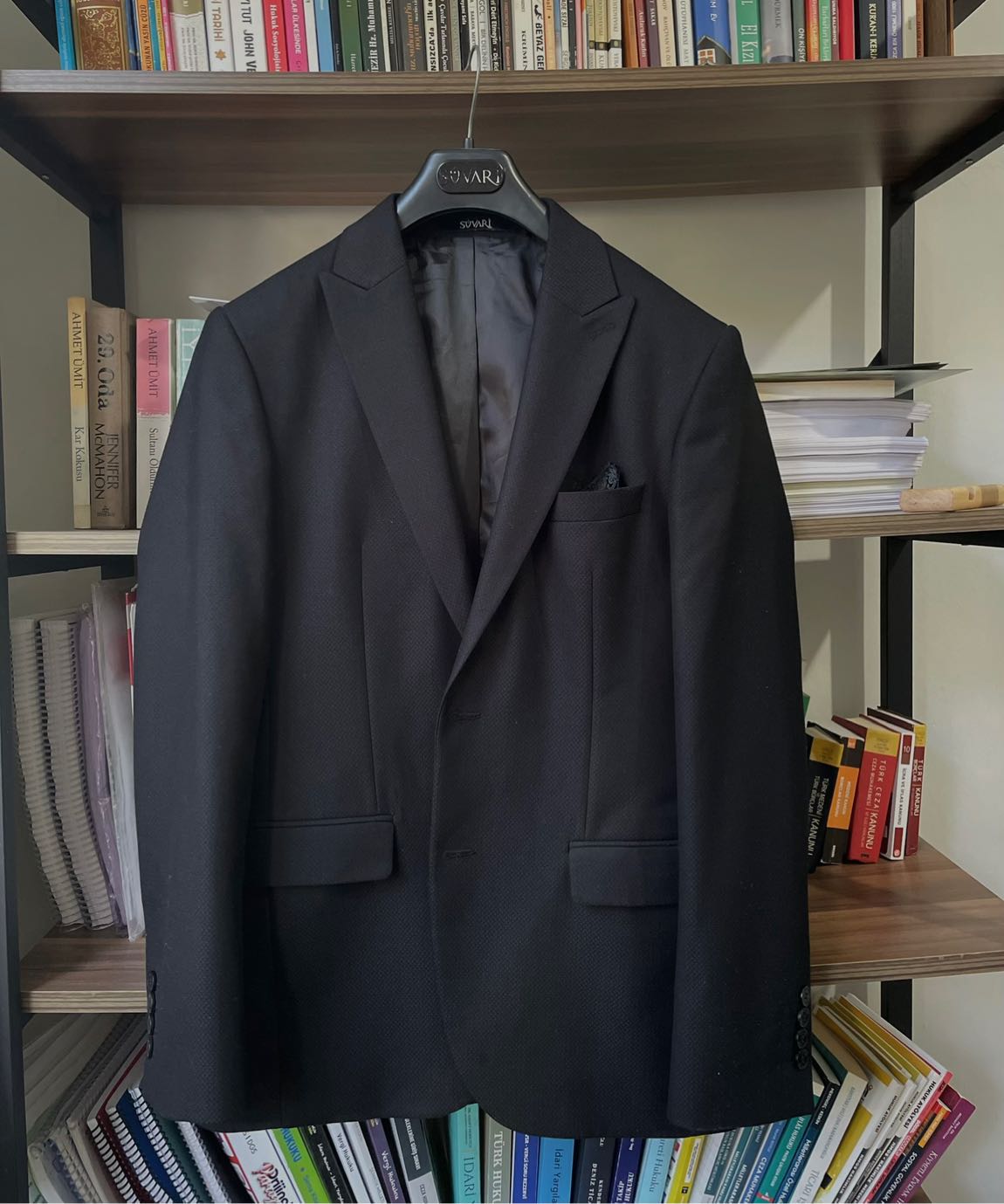 Süvari Marka Slim Fit Siyah Takım Elbise — görsel 2/5