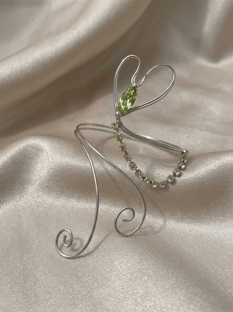 Pinterest Coquette Vintage Taşlı Halhal — görsel 2/2