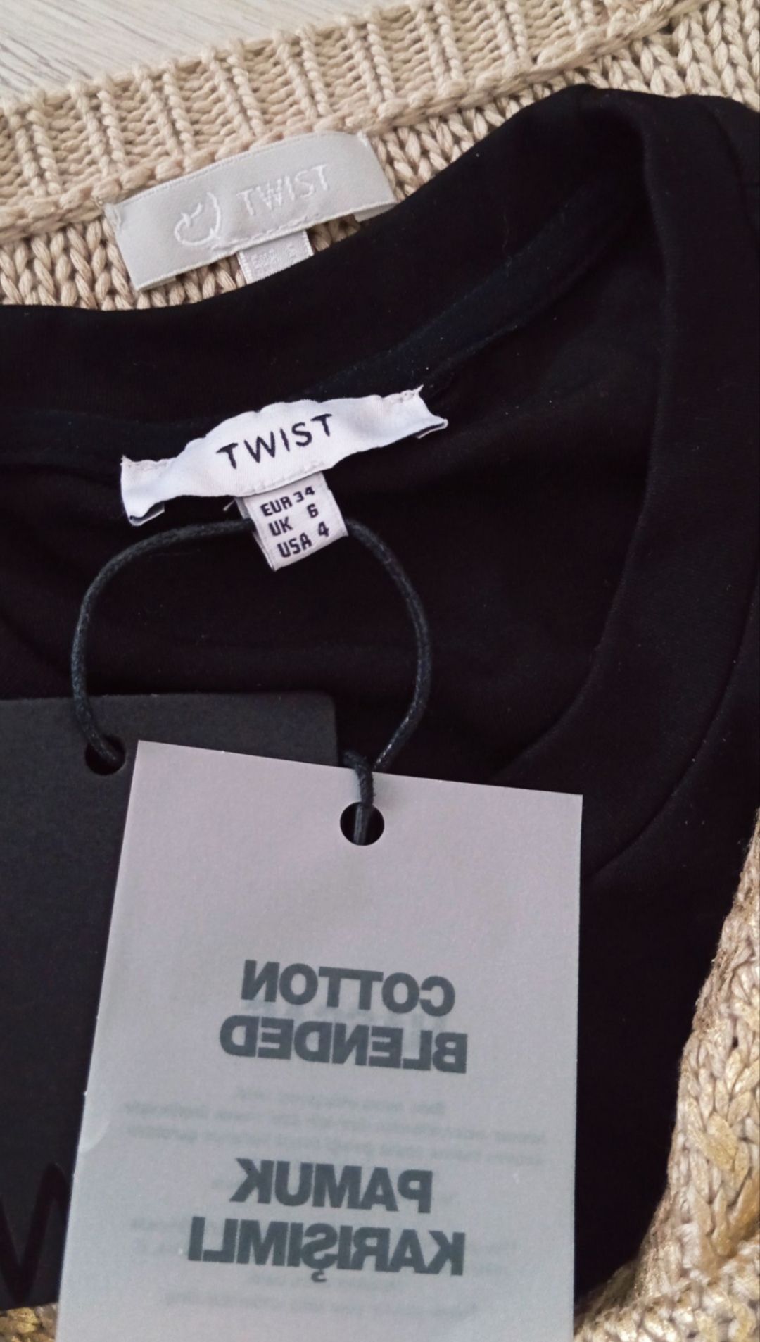 Twist Siyah Uzun Elbise — görsel 12/12
