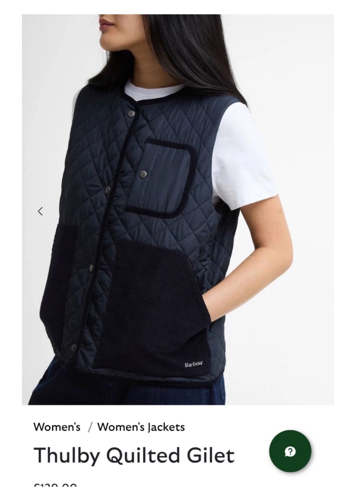 Barbour Kapitone Yelek — görsel 2/5