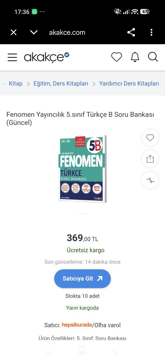 Fenomen Türkçe Soru Bankası — görsel 2/2
