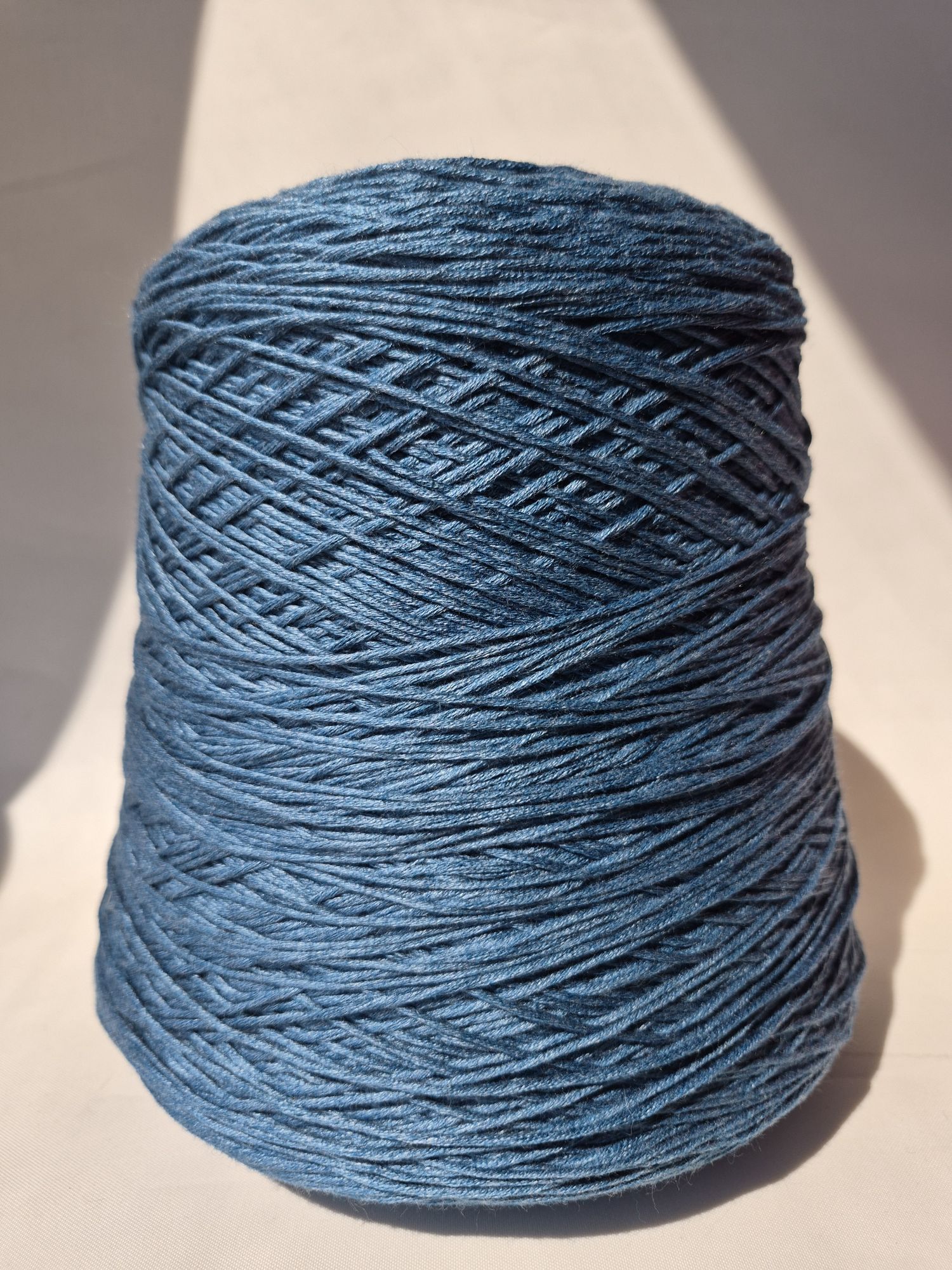 Denim Mavi İtalyan Merserize İp — görsel 3/9