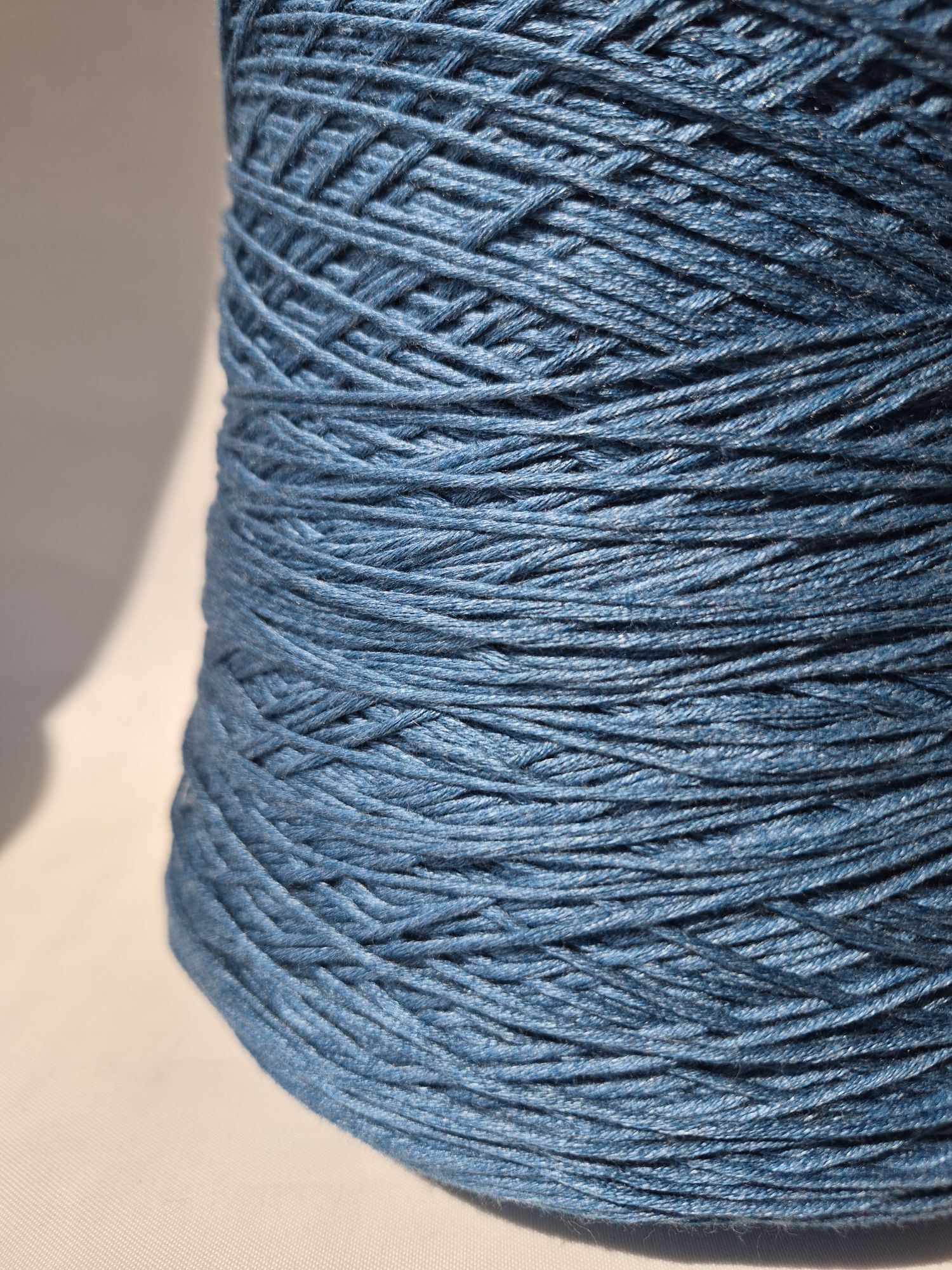 Denim Mavi İtalyan Merserize İp — görsel 2/9