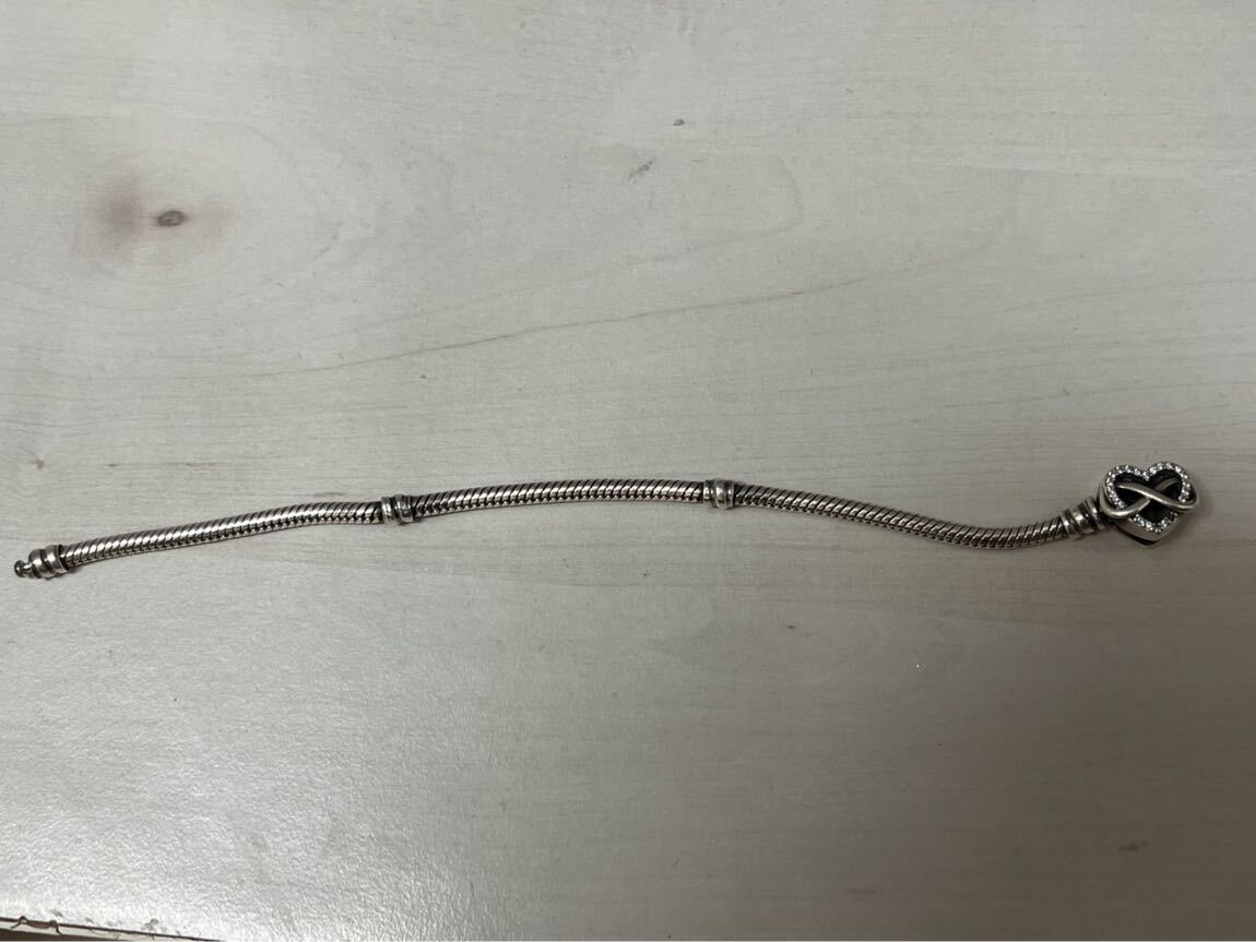 Pandora Sonsuzluk Kalp Charm Bileklik — görsel 3/6