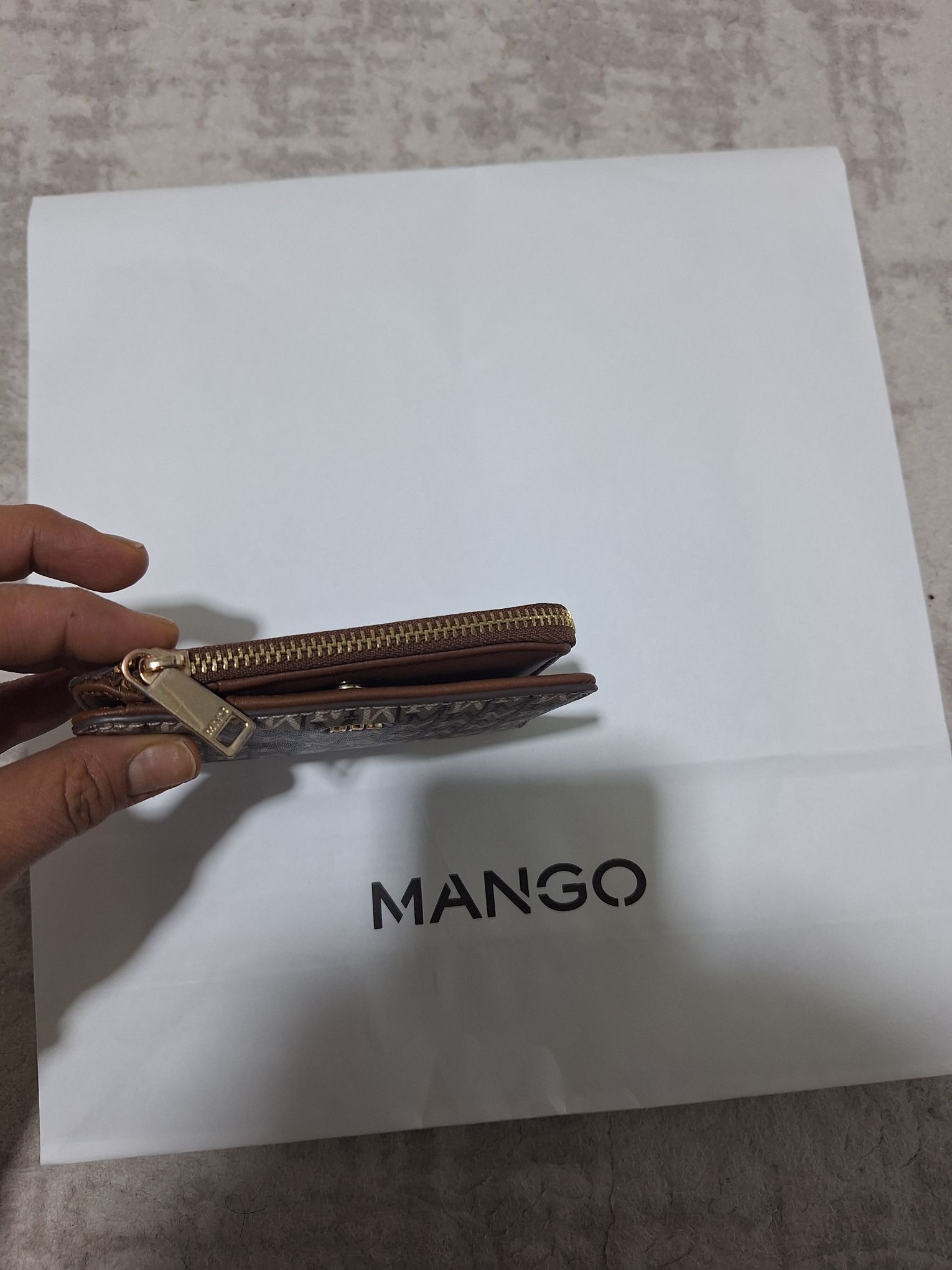 mango monogramli kucuk cuzdan kartlik — görsel 3/7
