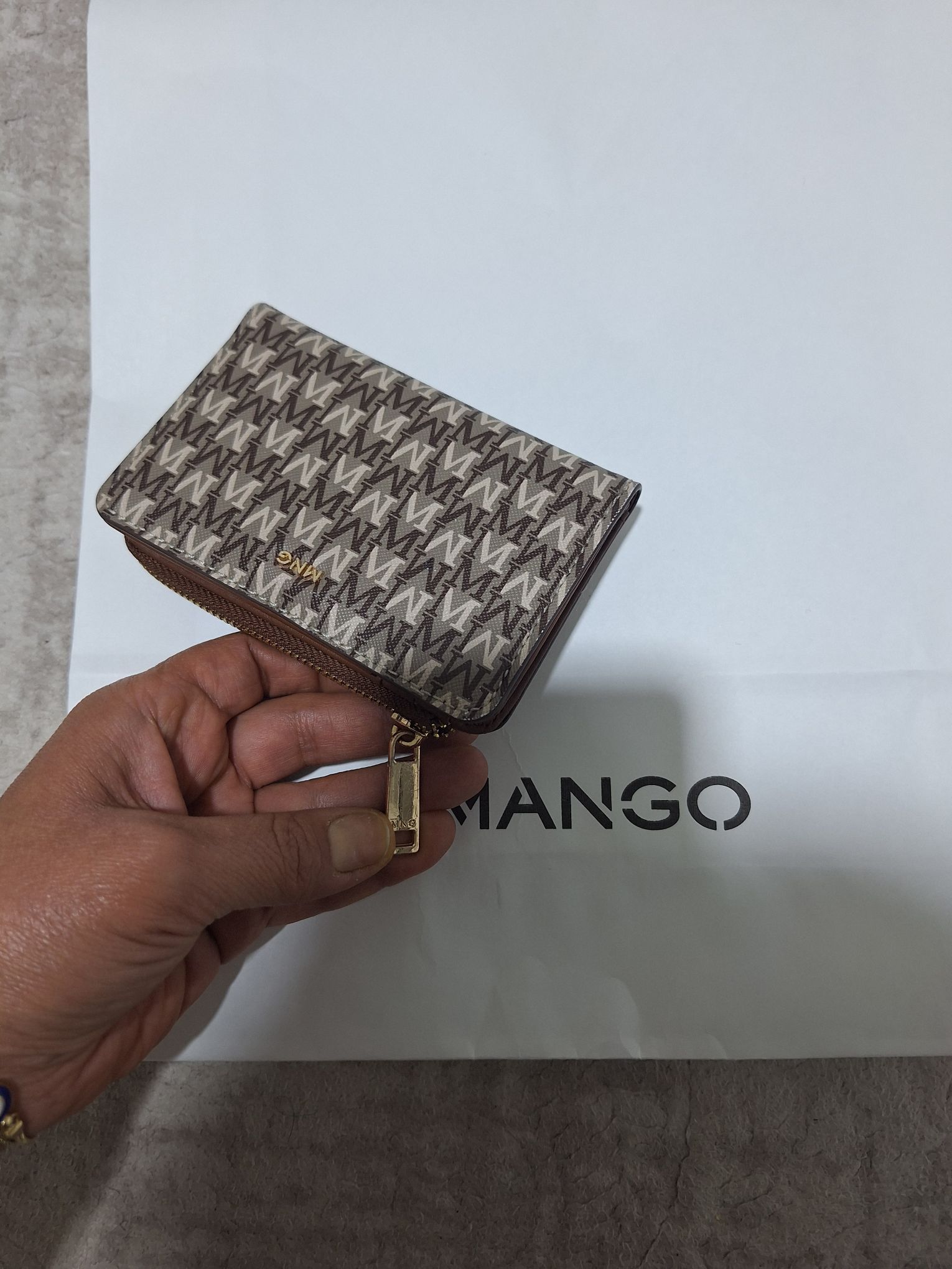 mango monogramli kucuk cuzdan kartlik — görsel 7/7