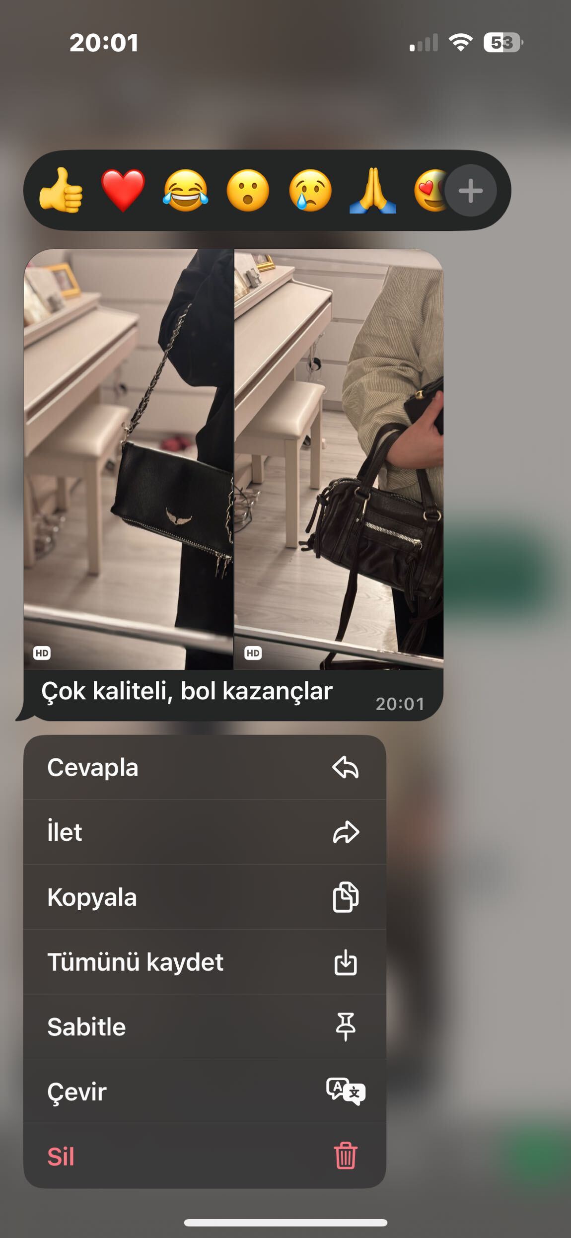 Zadig & Voltaire Siyah El Çantası — görsel 2/3