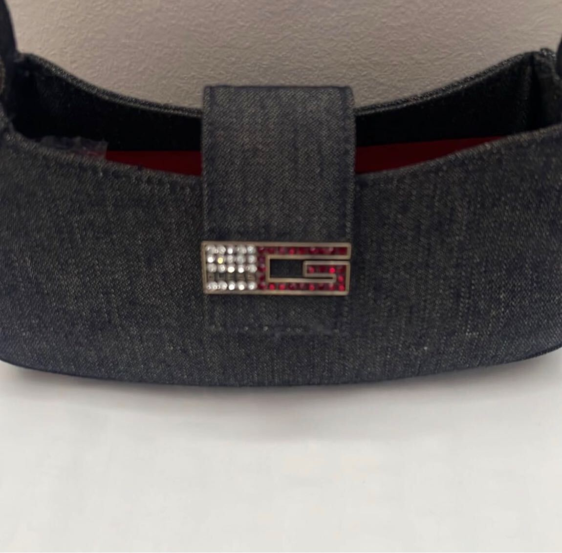 Guess Taş Detaylı Denim Omuz Çantası — görsel 3/9