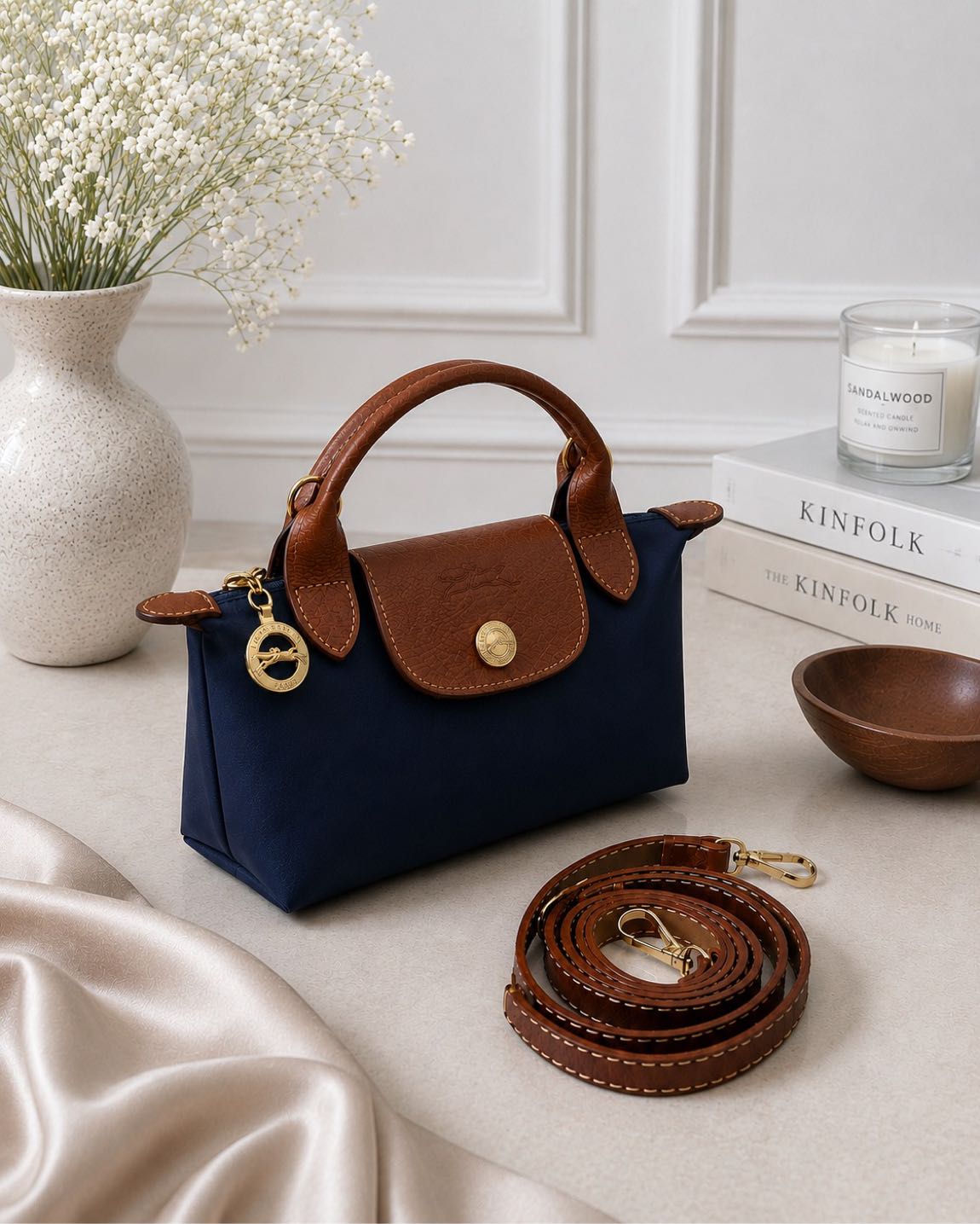 Longchamp Lacivert Askılı Çanta — görsel 2/2