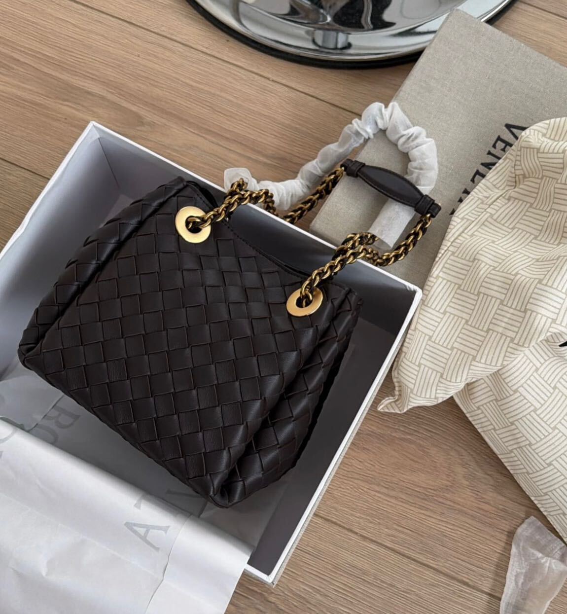 Bottega Veneta Parachute Bağ — görsel 2/2