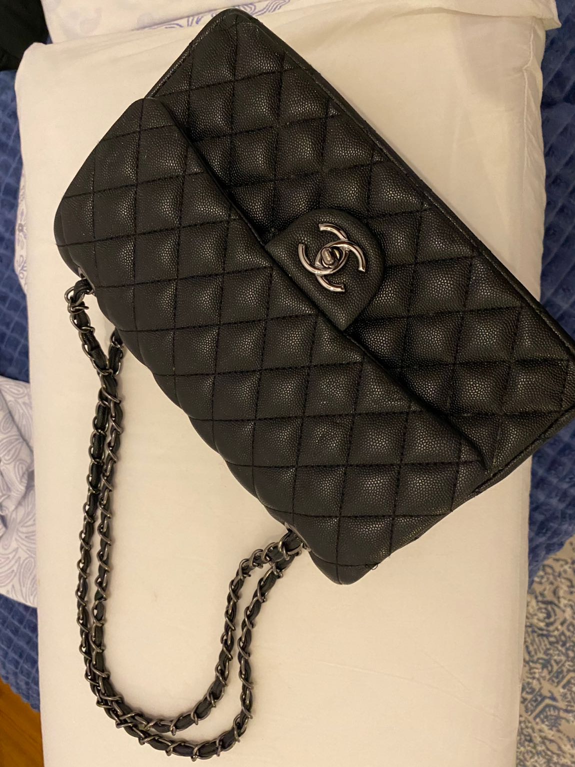 Chanel 2.55 Siyah Omuz Çantası — görsel 9/9