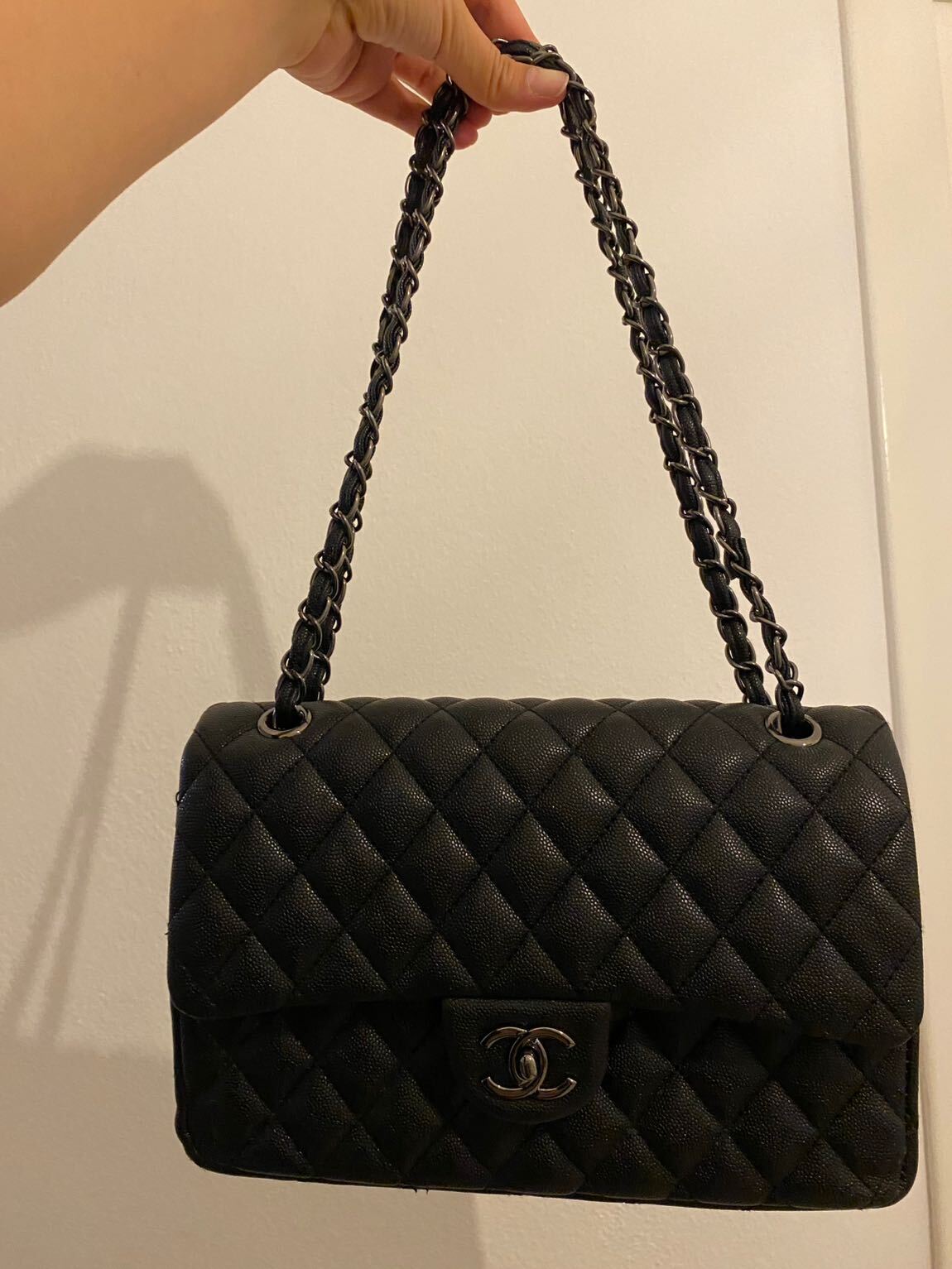 Chanel 2.55 Siyah Omuz Çantası — görsel 2/9