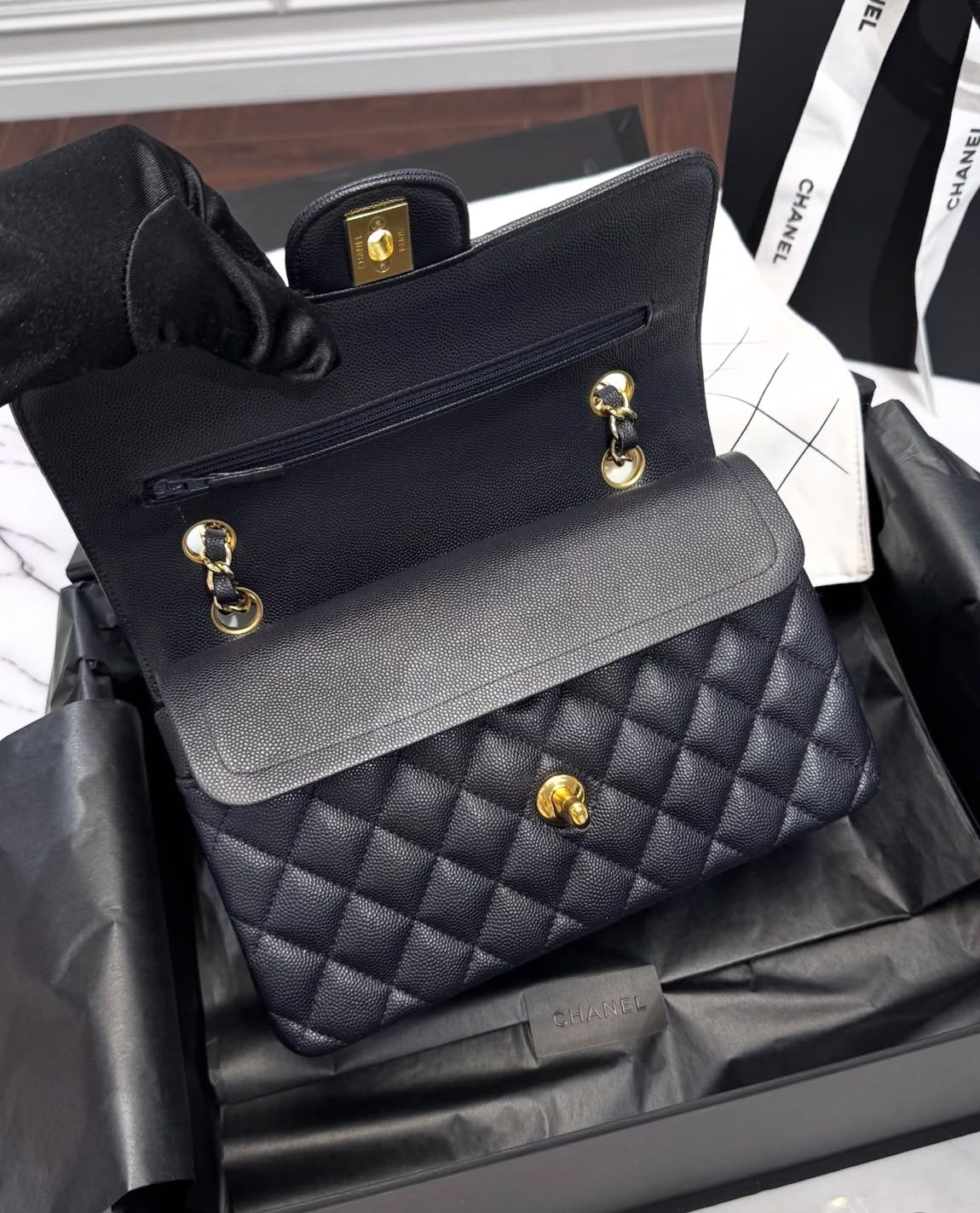 Chanel Flap Bag Navy Blue — görsel 6/13