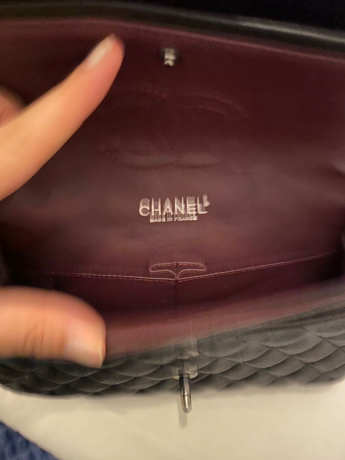 Chanel 2.55 Siyah Omuz Çantası — görsel 4/9