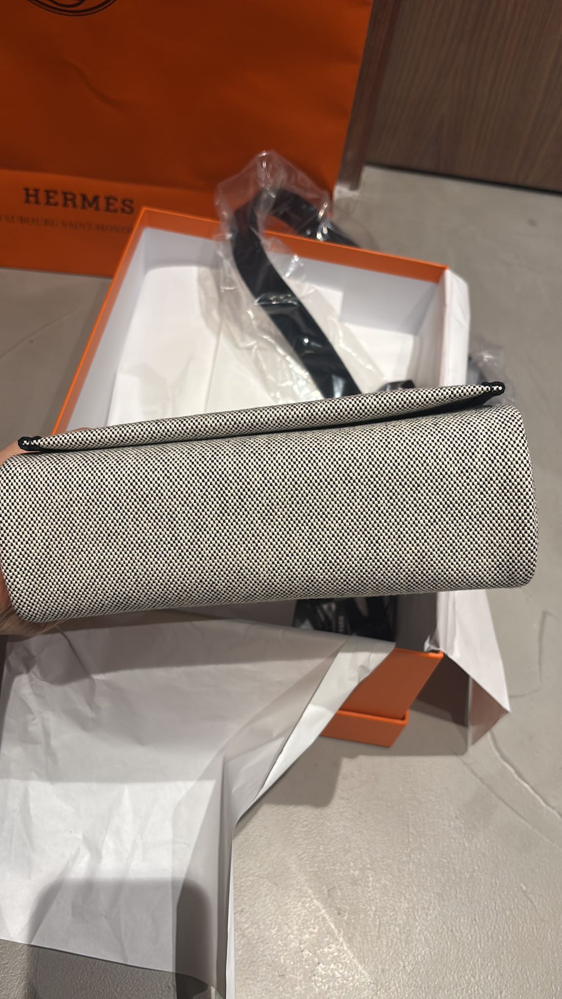 Hermes Herbag black 20 — görsel 4/6