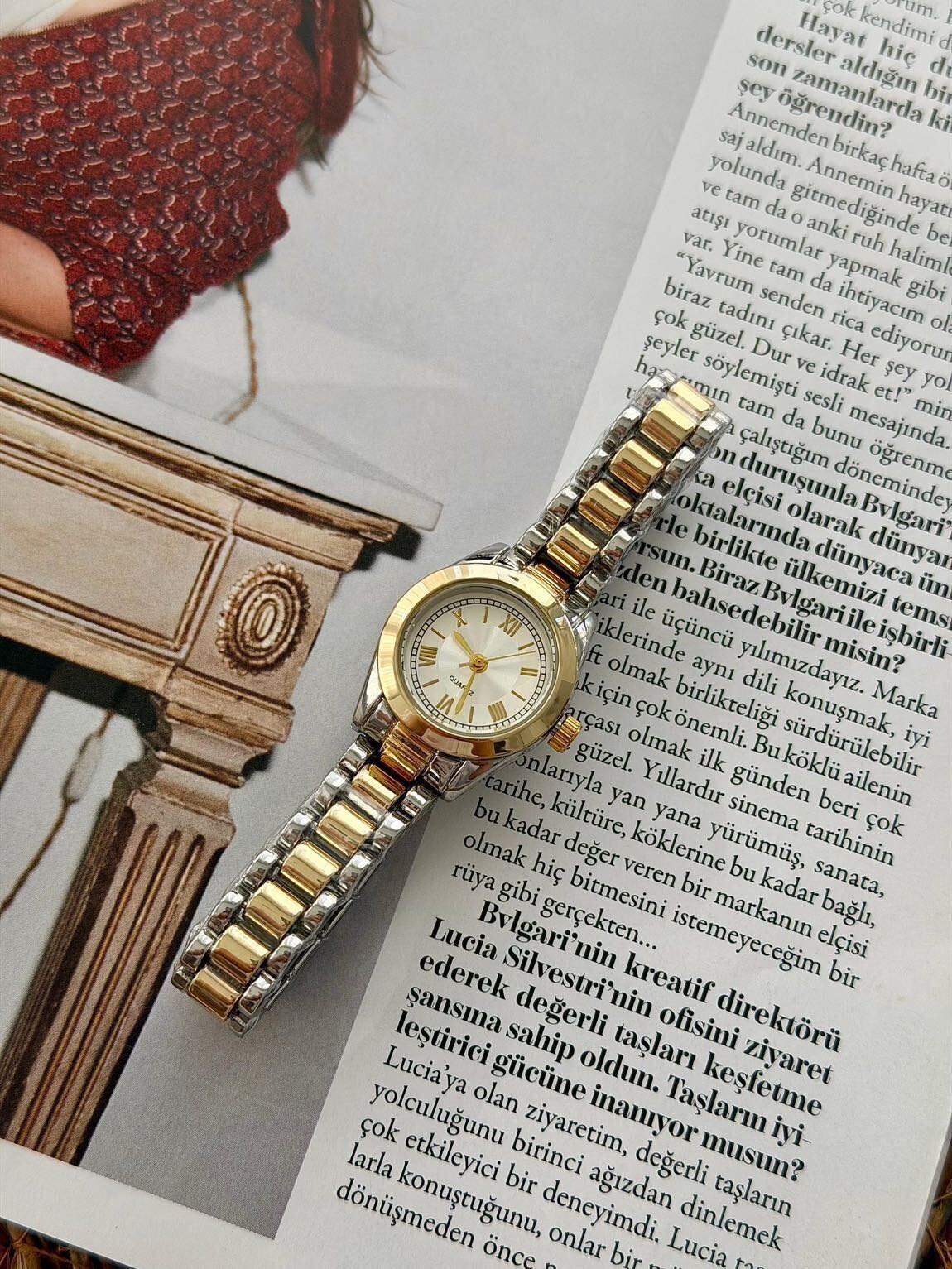 Bayan minimal Rolex modeli — görsel 3/4