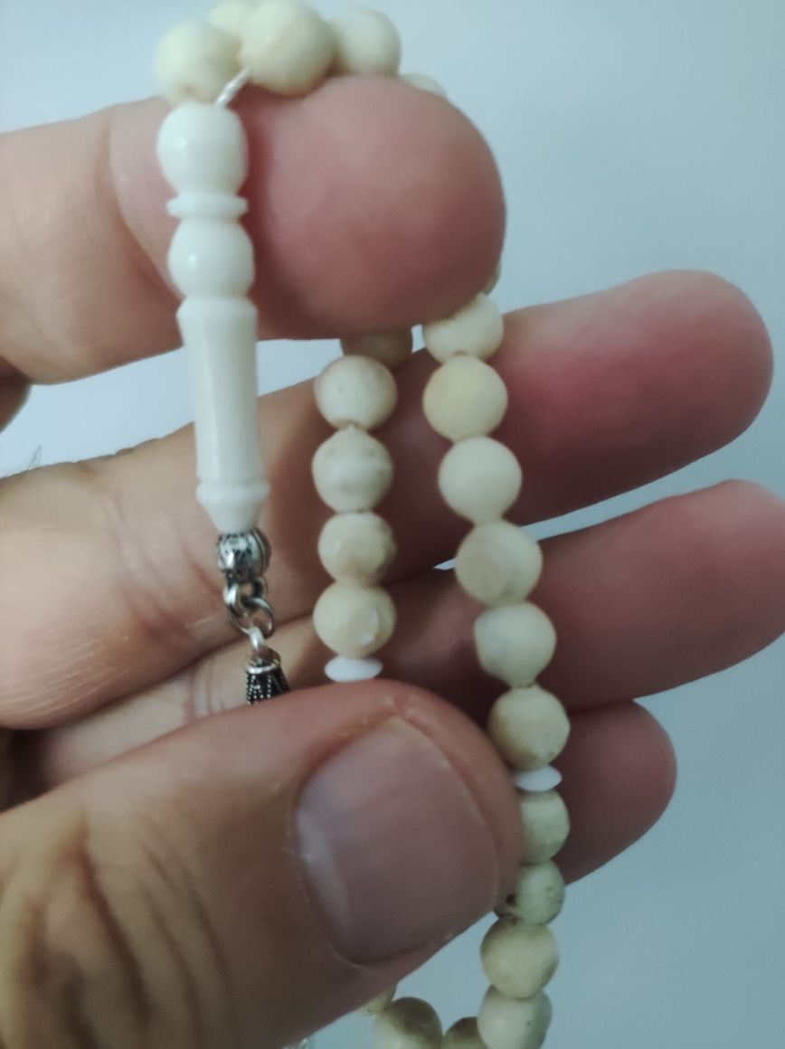 Sandık Çıkması Antika Kemik Tesbih — görsel 4/8