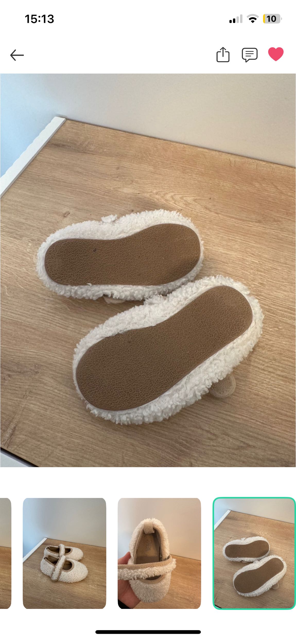 Zara Polar bebek ev ayakkabısı — görsel 3/3