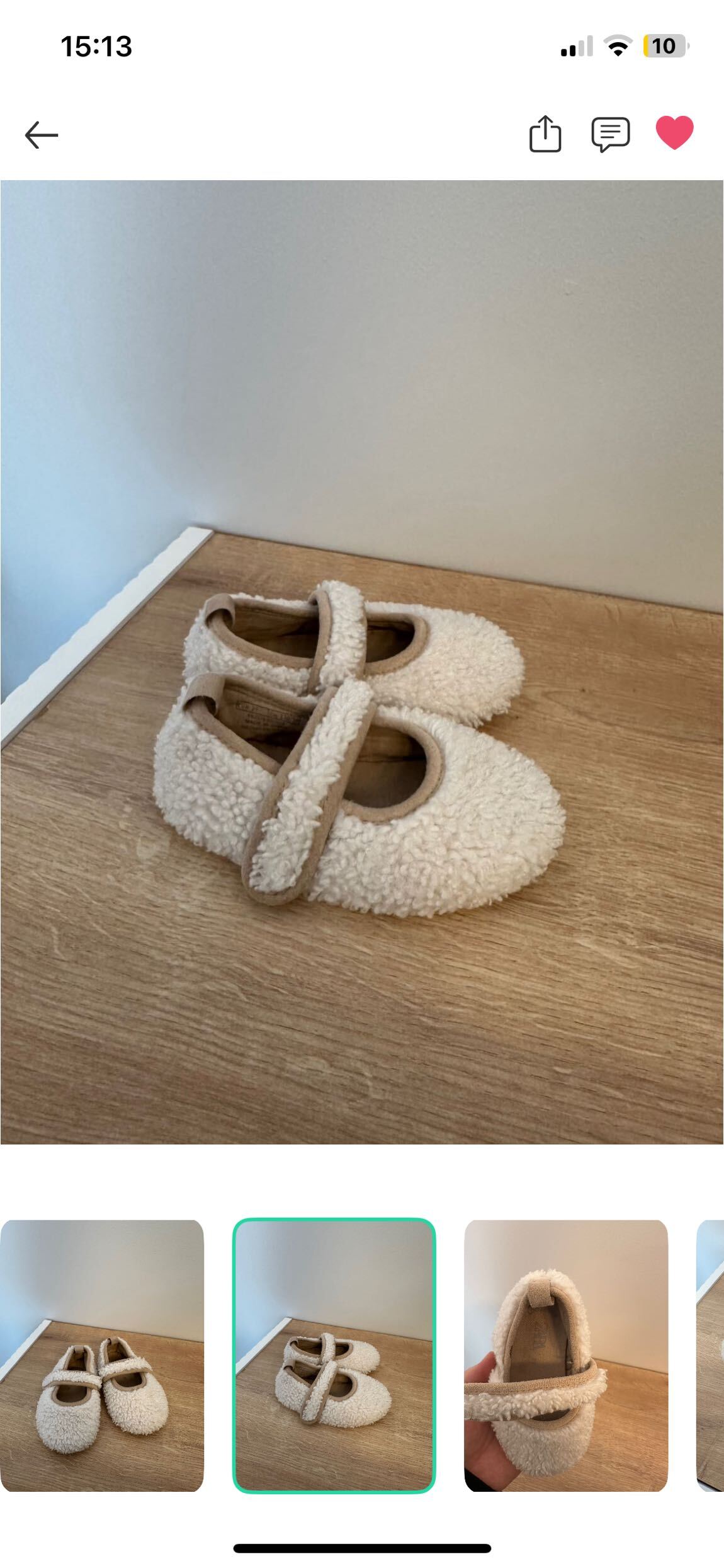 Zara Polar bebek ev ayakkabısı — görsel 2/3