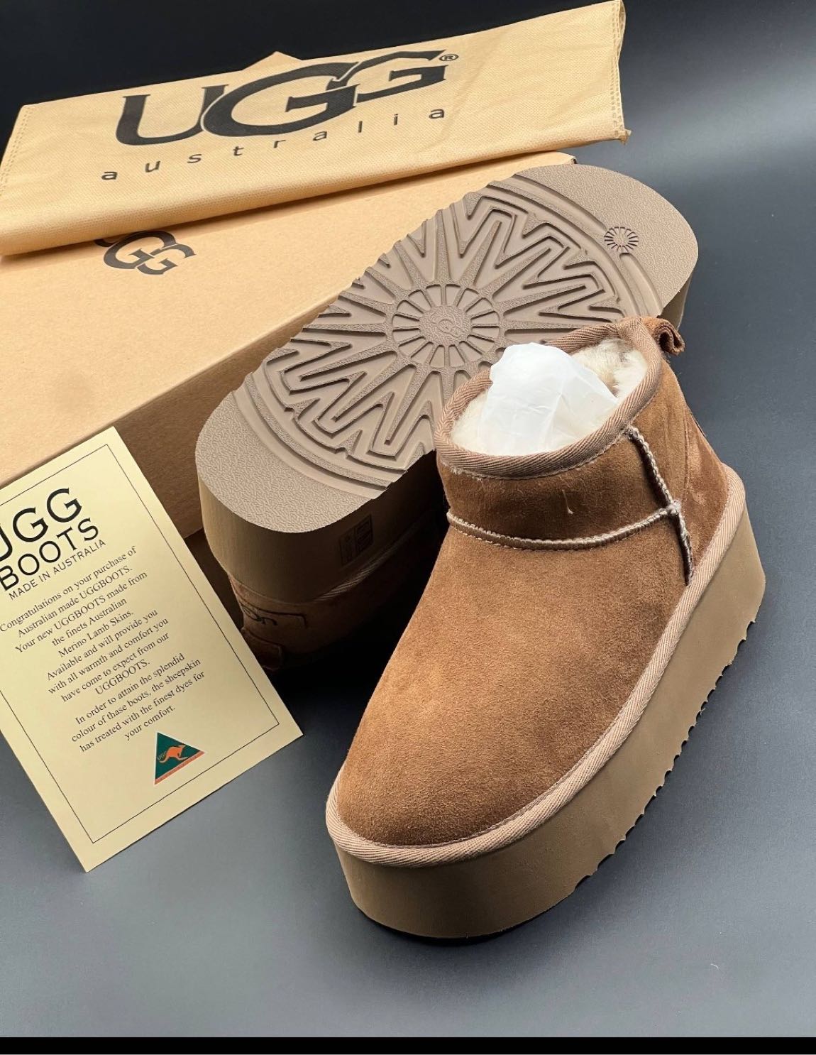 UGG MİNİ PLATFORM SAHRA — görsel 4/7