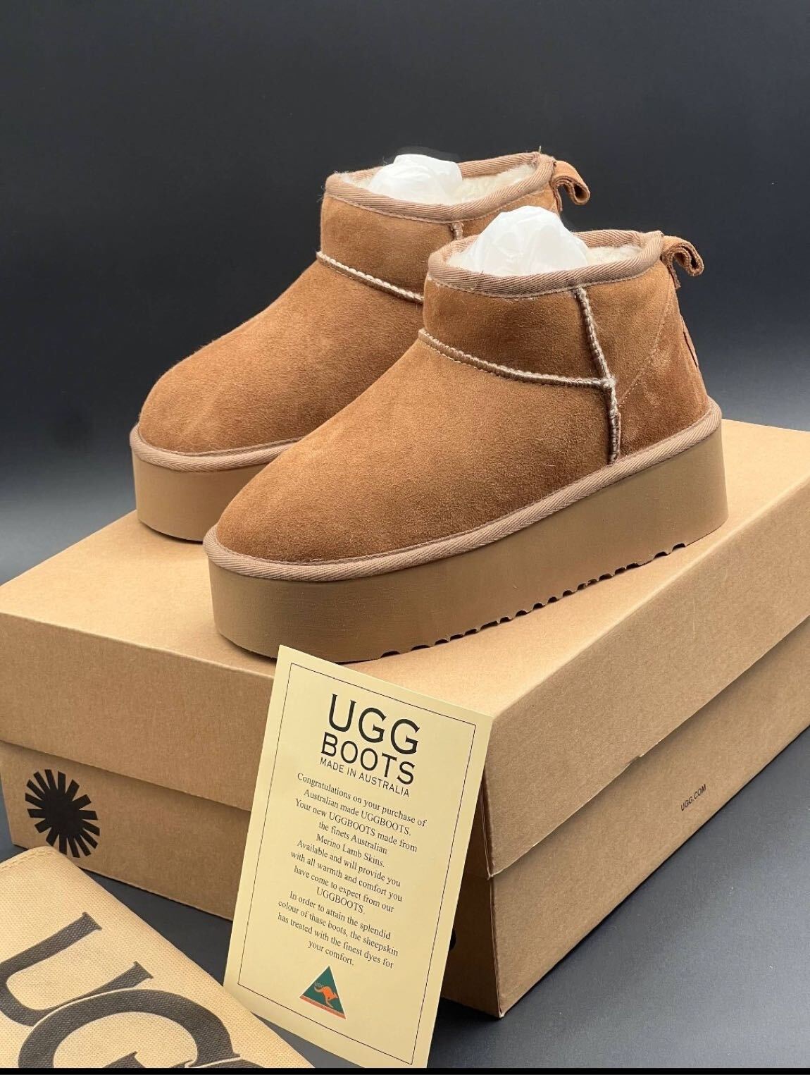 UGG MİNİ PLATFORM SAHRA — görsel 2/7