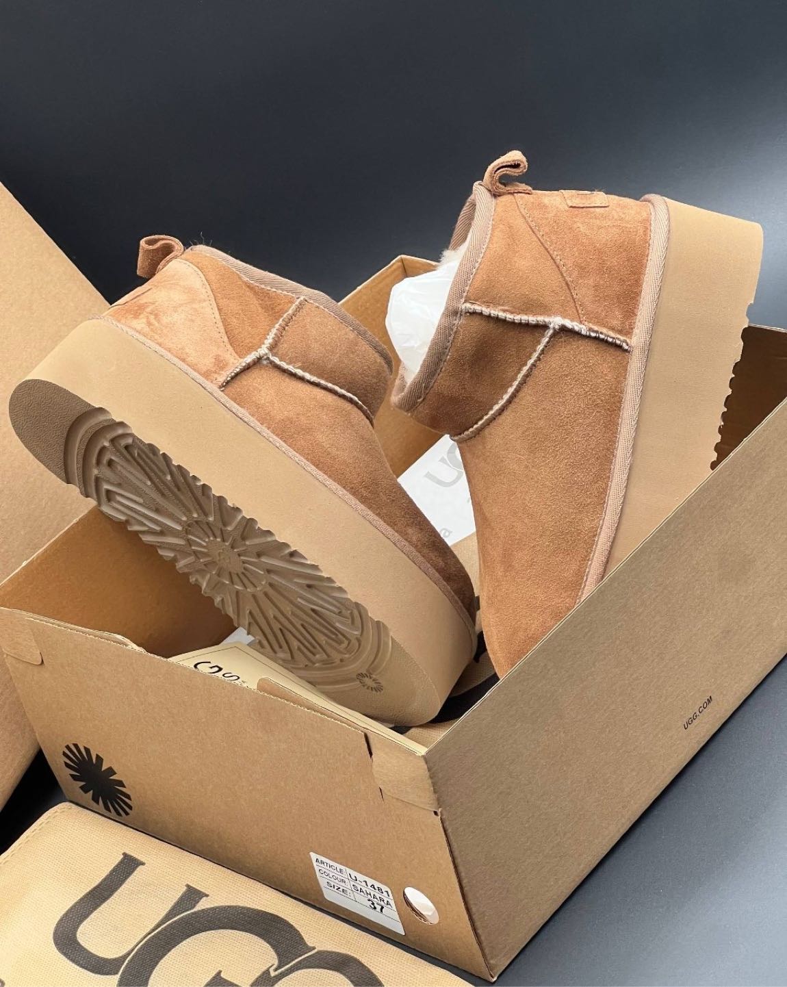 UGG MİNİ PLATFORM SAHRA — görsel 3/7