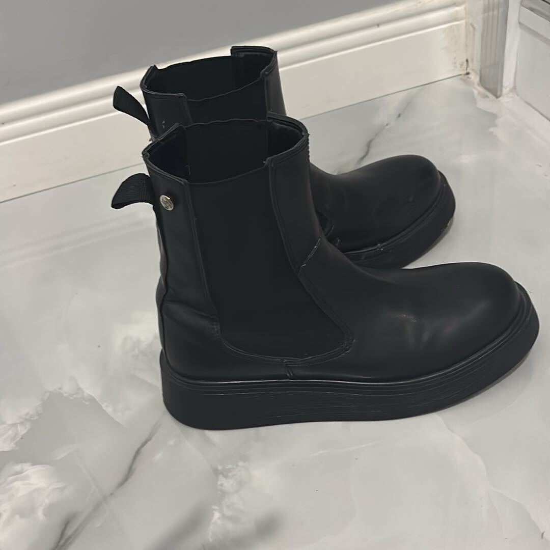 Siyah Platform Chelsea Bot — görsel 2/3