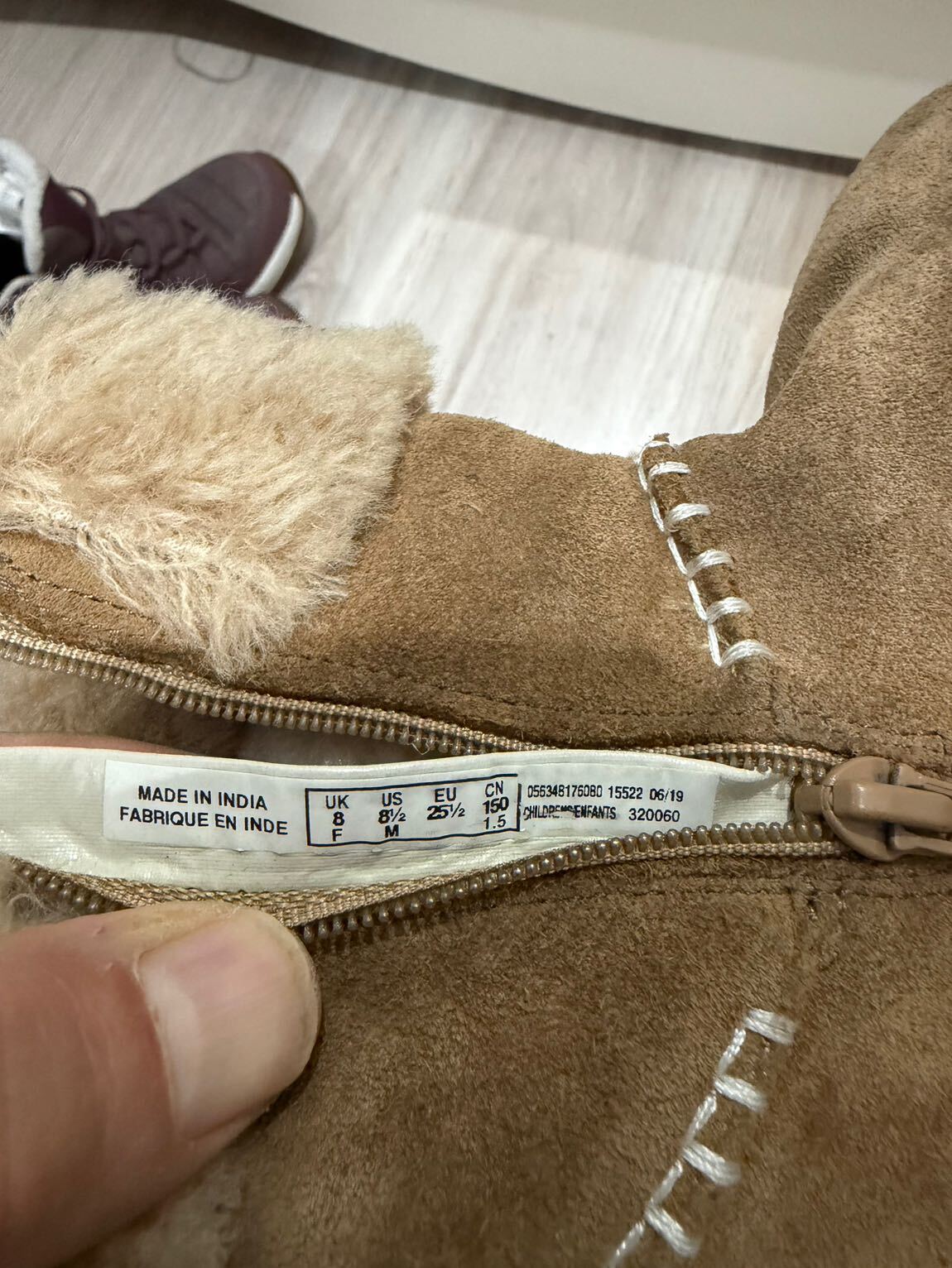Orijinal Clarks hakiki süet çizme — görsel 9/9