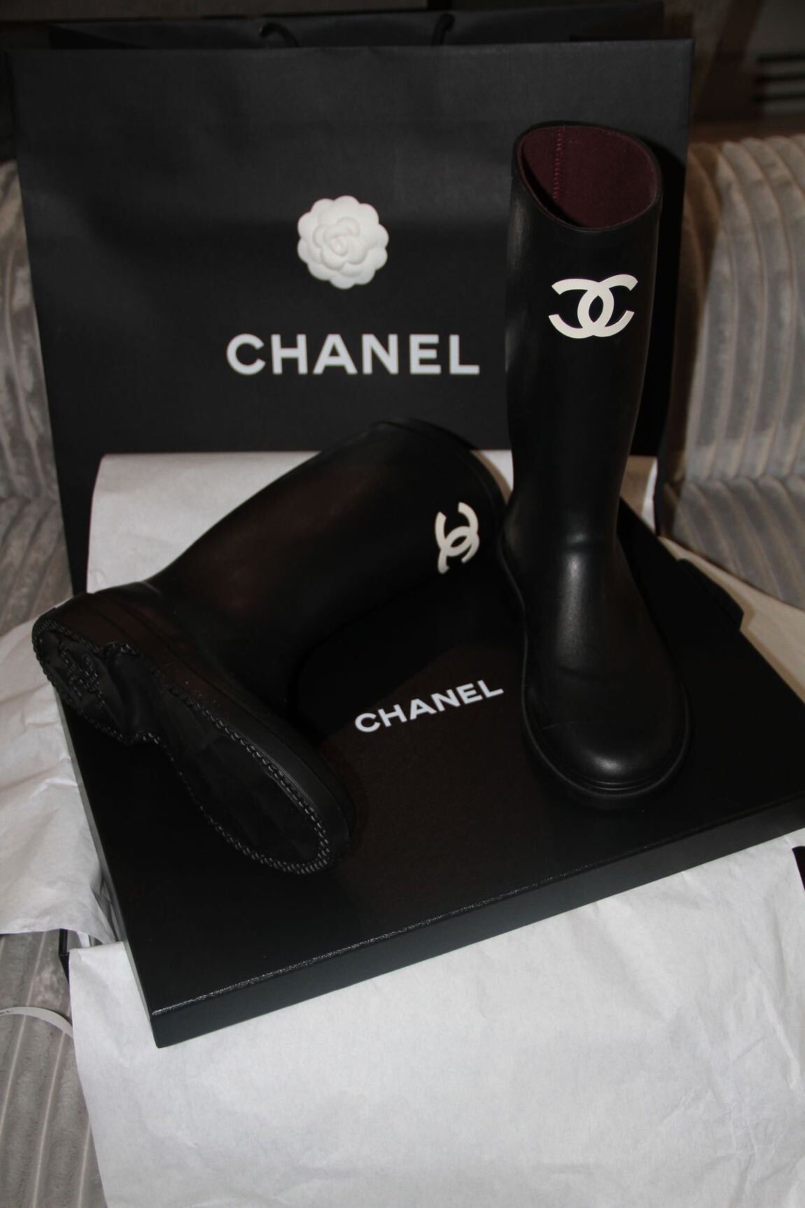 Chanel Rain Boots — görsel 2/5