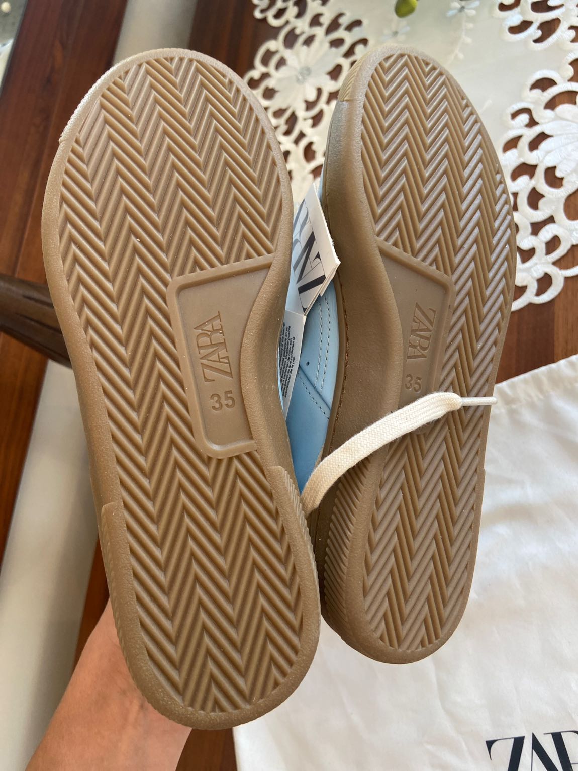 Zara %100 deri spor ayakkabı — görsel 5/10