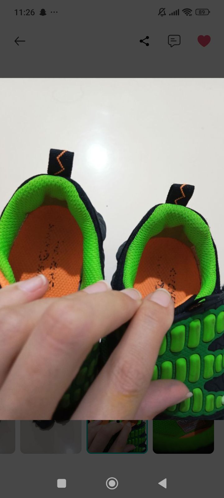 Skechers Siyah Yürüyüş Ayakkabısı — görsel 5/6