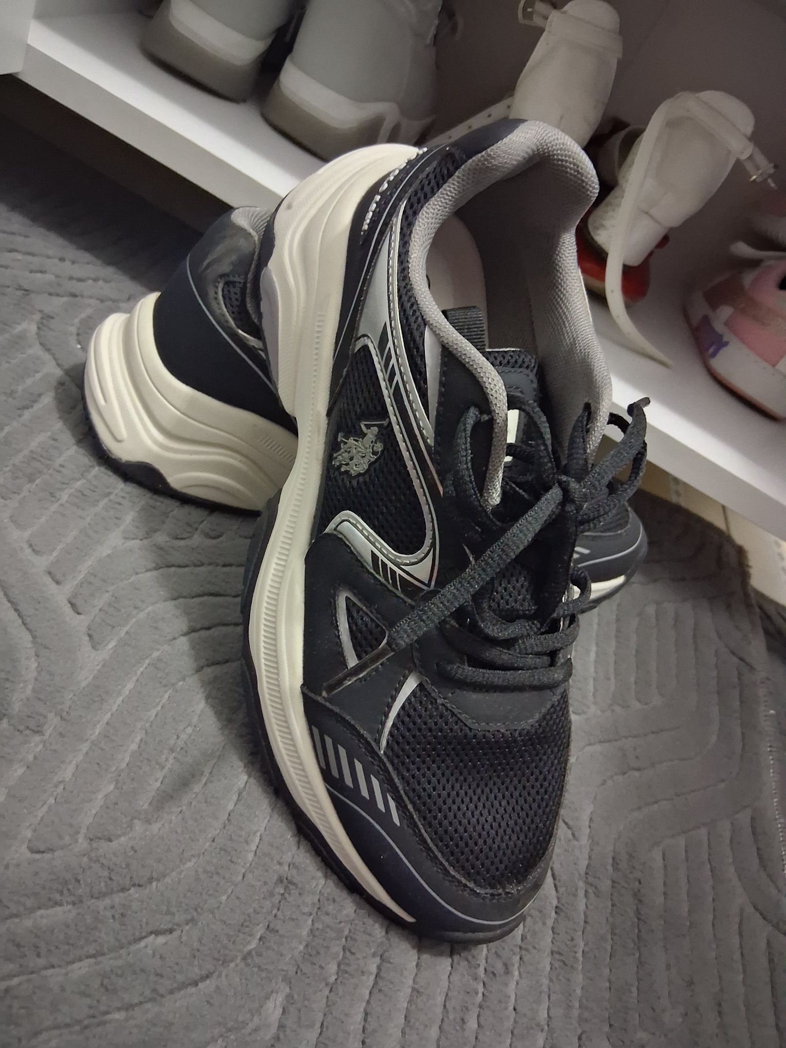 U.S. Polo Assn. Siyah Spor Ayakkabı — görsel 3/4