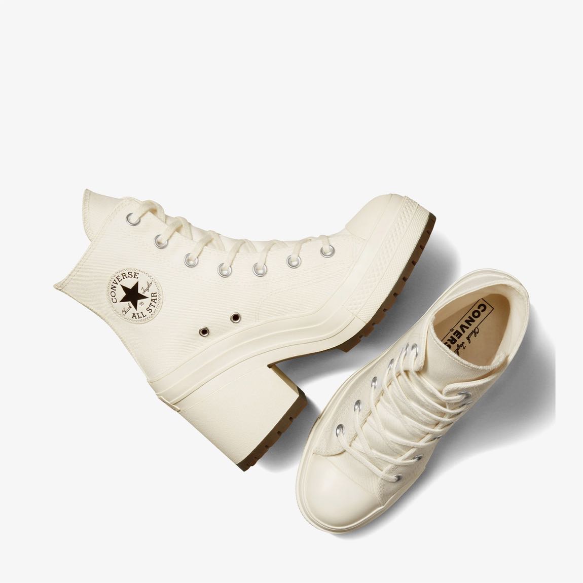 Converse Krem Topuklu Sneaker Bot — görsel 7/14