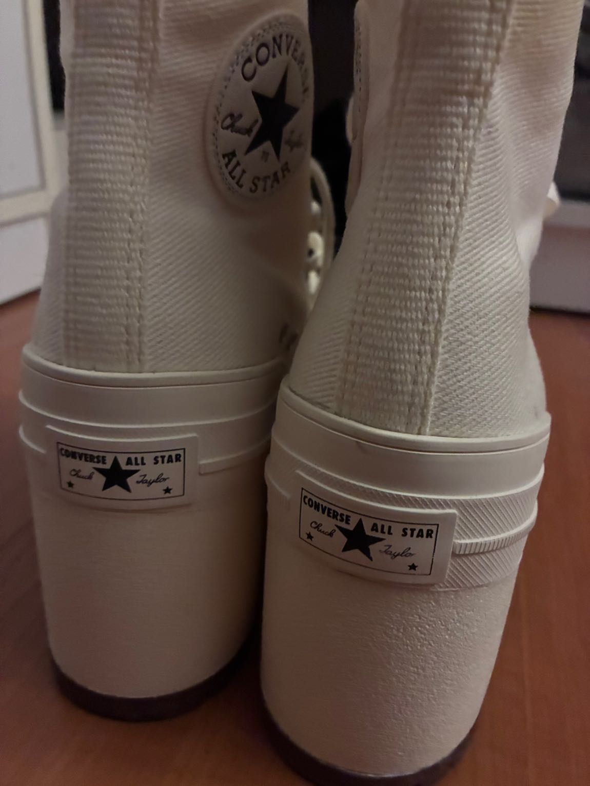 Converse Krem Topuklu Sneaker Bot — görsel 12/14