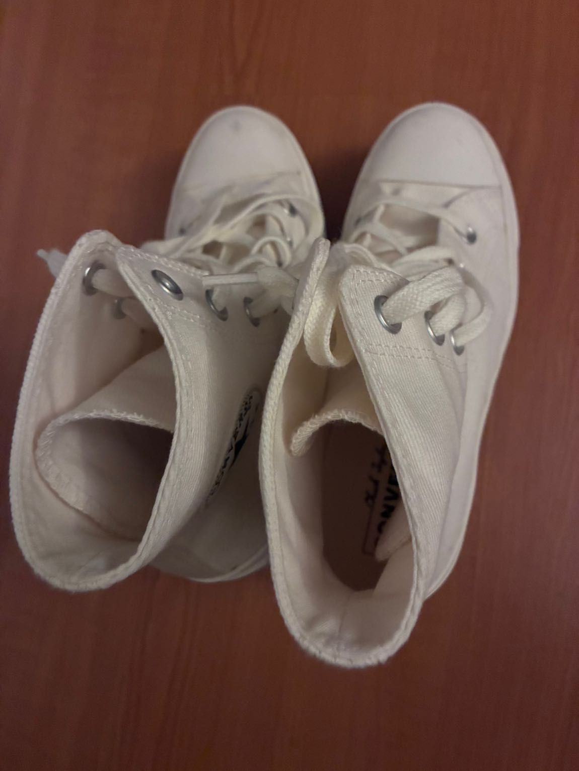 Converse Krem Topuklu Sneaker Bot — görsel 13/14