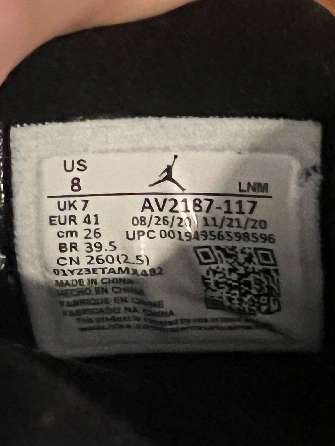 Nike Air Jordan Sneaker — görsel 6/7