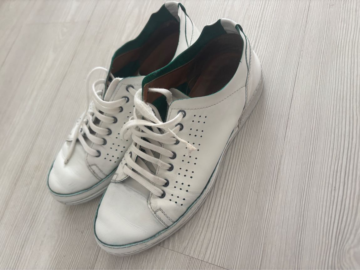 Beyaz Sneaker hakiki deri — görsel 3/6