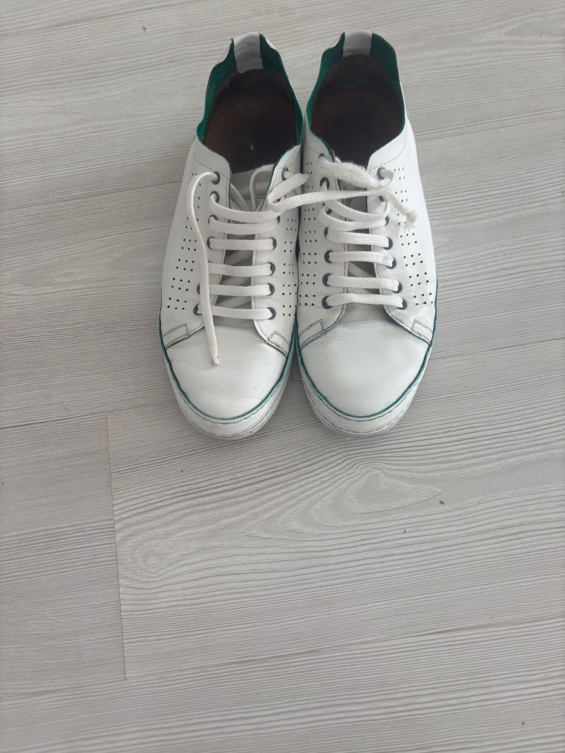 Beyaz Sneaker hakiki deri — görsel 5/6