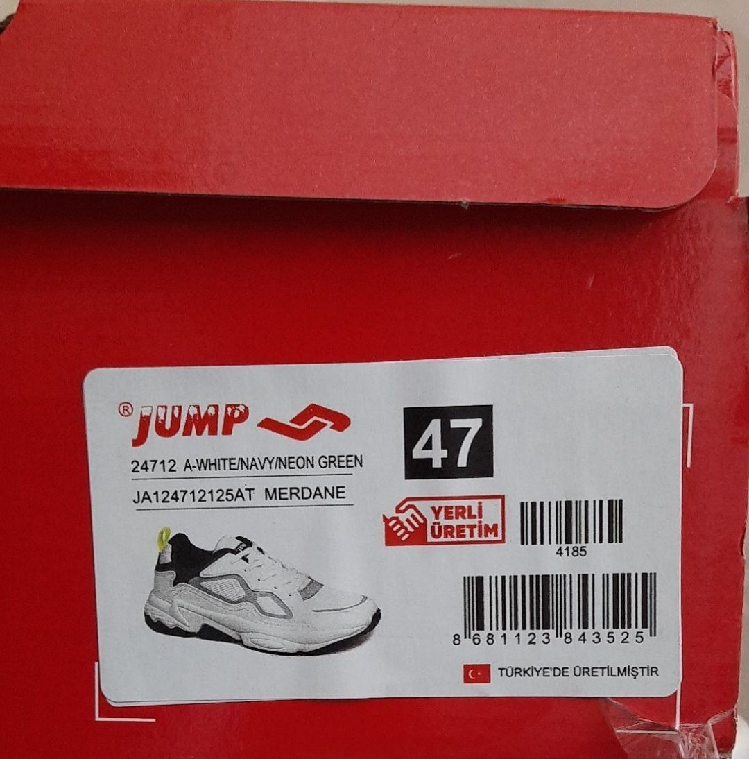 Jump Beyaz Sneaker 47 Numara — görsel 4/4