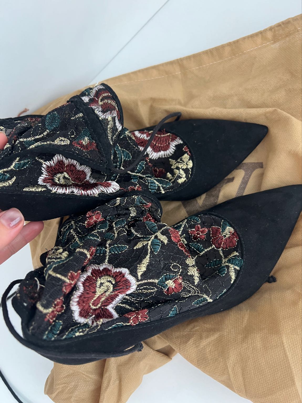 Çiçek Desenli Stiletto — görsel 5/7
